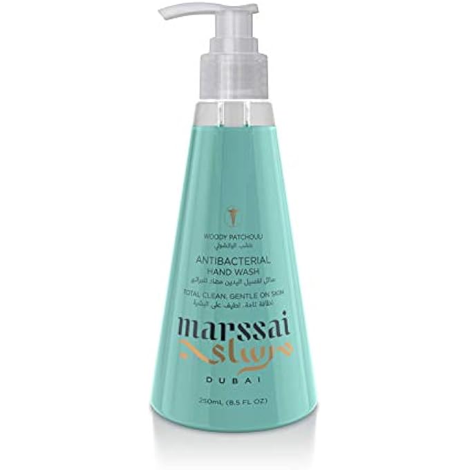 Marssai ANTIBACTERIAL HAND WASH, WOODY PATCHOULI, 250 ML, GREEN - Image 1